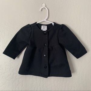 Carters Baby Peacoat - Black 9 Mo